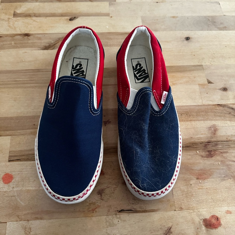 Vans Women's Checkered Classic Slip-On size 6.5 women size 8 mens